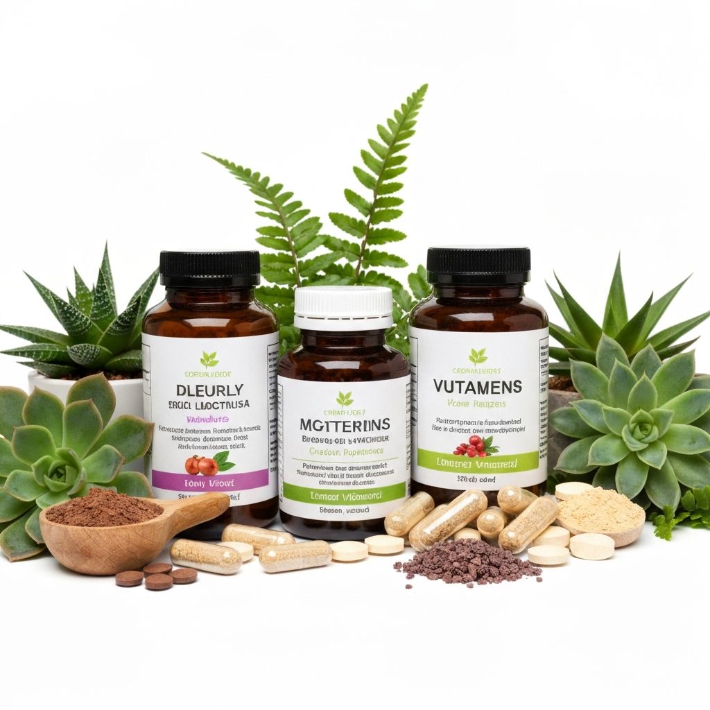 Natural vitamins and wellness products